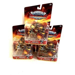Lot of 3 New Toys Skylander Superchargers Burn Cycle Land Vehicle Stickers USA